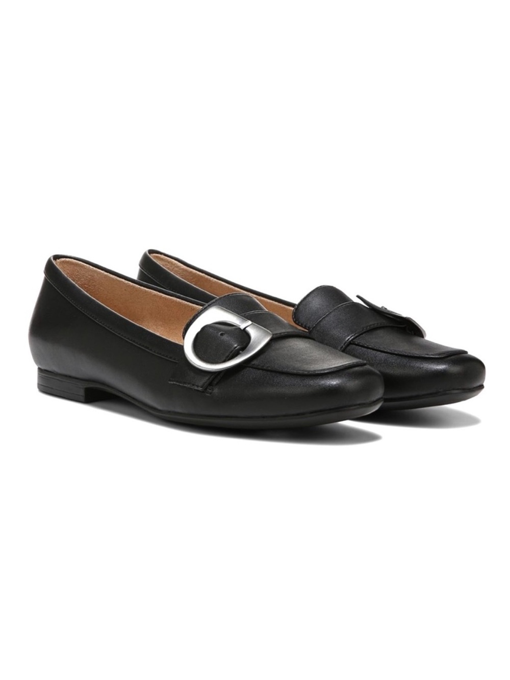 Naturalizer Kayden Black Moc Loafer Flat Shoe Size 6